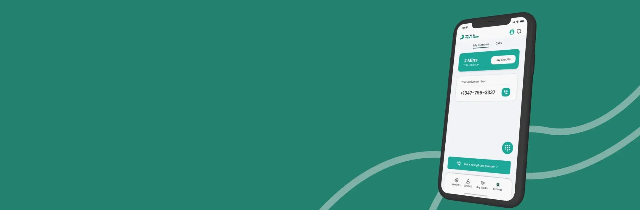 Modern calling app interface